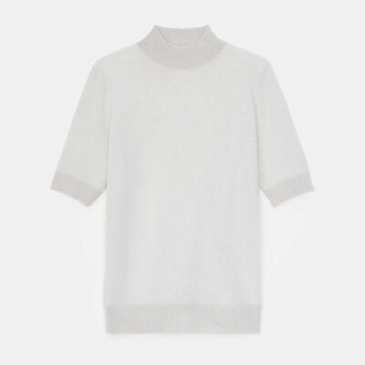 Lafayette 148 New York Sweaters & Knits | Cashmere Mockneck Sweater Cloud