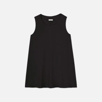 Lafayette 148 New York Tops & Tees | Matte Jersey Scoop Neck Tank Black