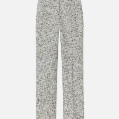 Lafayette 148 New York Pants & Shorts | Linen-Cotton Boucl Tweed Gates Pant Black Multi