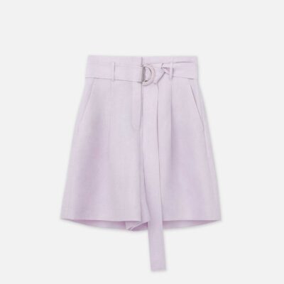 Lafayette 148 New York Pants & Shorts | Silk-Linen Degraw Short Alabaster