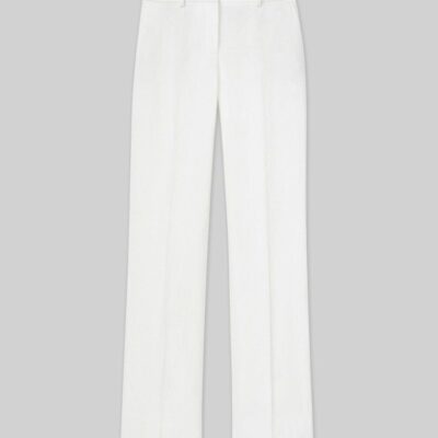 Lafayette 148 New York Pants & Shorts | Linen Gates Pant White