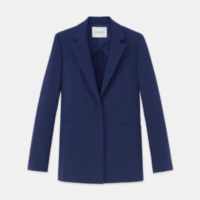 Lafayette 148 New York Jackets & Blazers | Finesse Crepe Blazer Midnight Blue