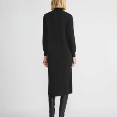 Lafayette 148 New York Dresses | Cashmere Blouson Sleeve Dress Black