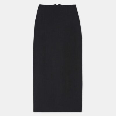 Lafayette 148 New York Skirts | Responsible Wool Double Face Pencil Skirt Black