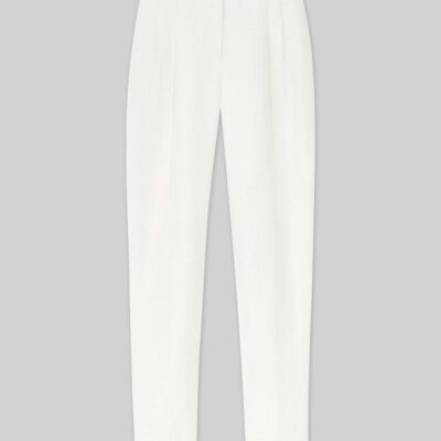 Lafayette 148 New York Pants & Shorts | Silk-Linen Macdougal Pant Alabaster