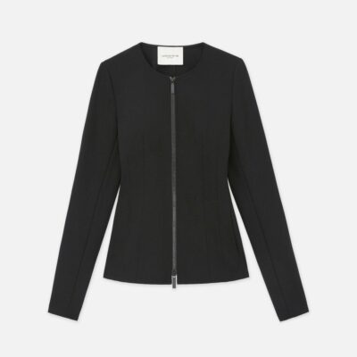 Lafayette 148 New York Jackets & Blazers | Acclaimed Stretch Fitted Jacket Black