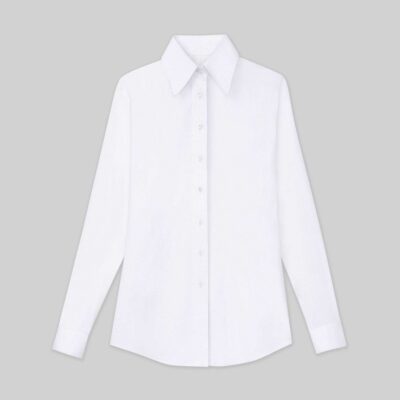 Lafayette 148 New York Blouses & Shirts | Stretch Cotton Shirt White