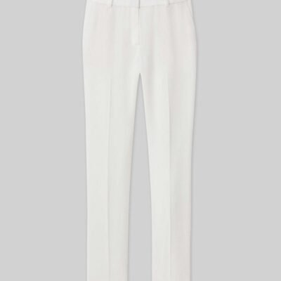 Lafayette 148 New York Suits | Finesse Crepe Clinton Ankle Pant Cloud