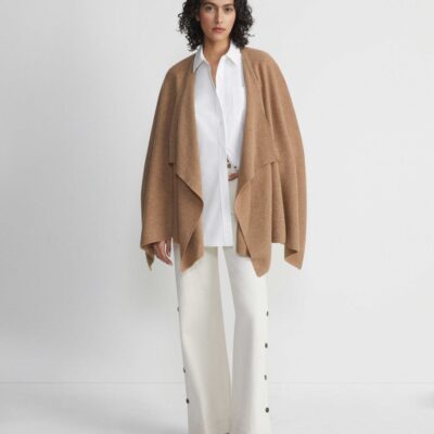 Lafayette 148 New York Wraps & Scarves | Cashmere Wrap Poncho Oatmeal Melange