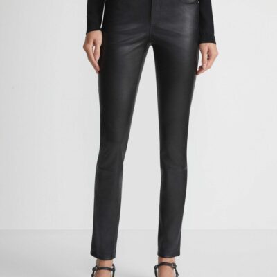 Lafayette 148 New York Pants & Shorts | Silky Stretch Nappa Leather Mercer Pant Beet