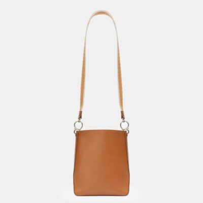 Lafayette 148 New York Shoulder Bags | Grained Calfskin Leather 8 Knot Hobo—Small Cadet Khaki